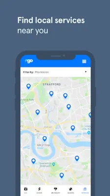 NHS Go android App screenshot 2